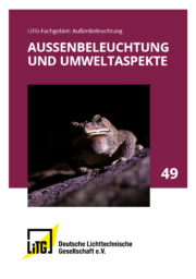 Cover LiTG-Schrift Außenbeleuchtung und Umweltaspekte